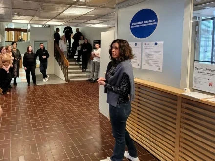 Foto inforande i kommungarden webb