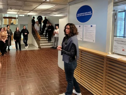 Foto inforande i kommungarden webb