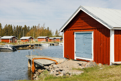Venevajoja Bergössä.