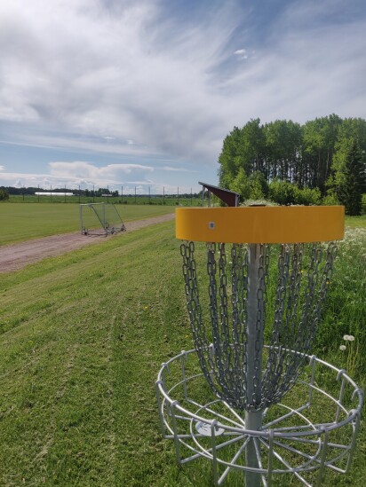 Frisbeegolfkorg i Petalax