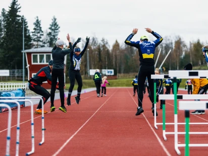 Skidtraning med Malax If 1 Photo Christoffer Bjorklund