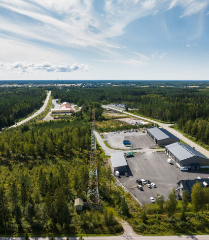 Ilmakuva Brinken Park -teollisuusalueesta.
